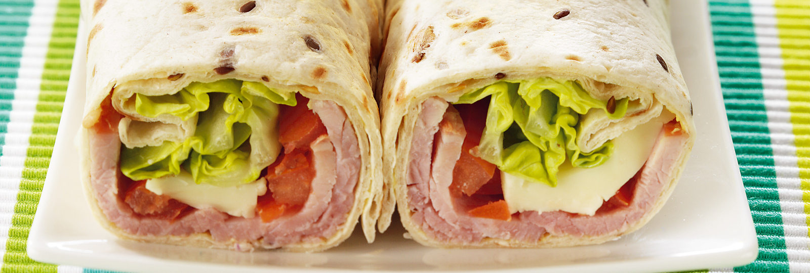 Wrap jambon fromage