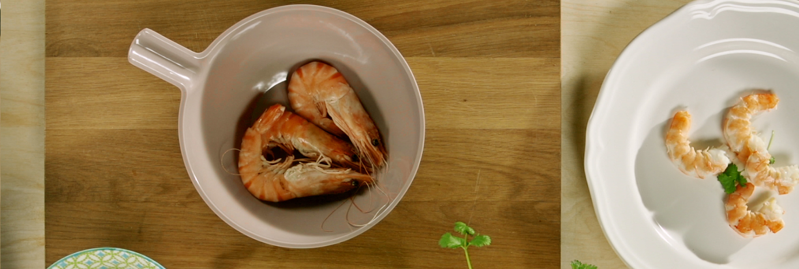 Décortiquer les crevettes