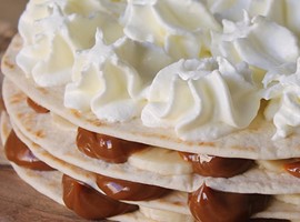 TARTE DE DULCE DE LECHE À LA BANANE