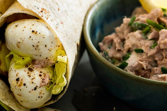 Wrap façon méditerranéen